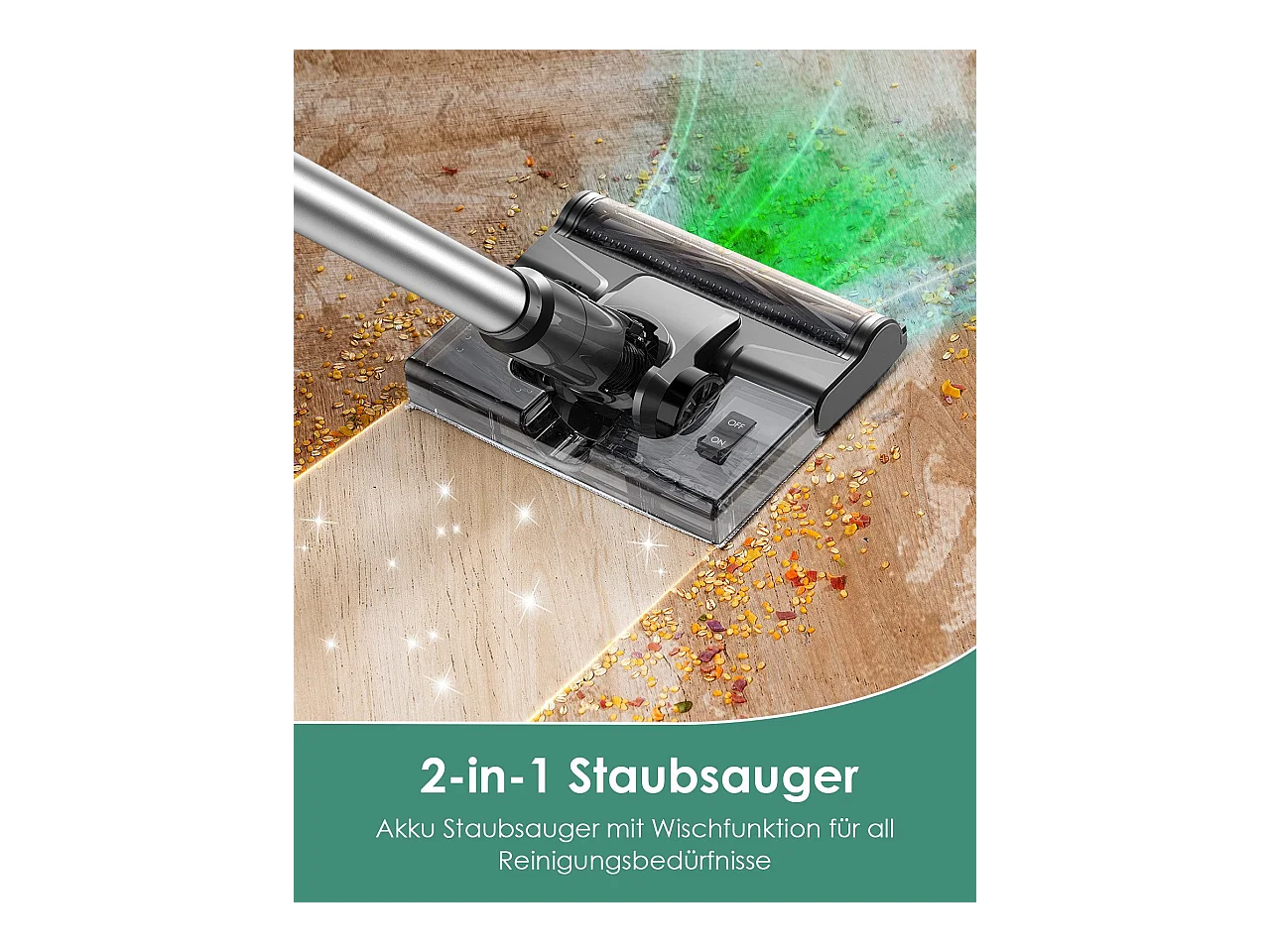 NETTLIFE Aspirateur à main sans fil 500W/40000Pa avec fonction de balayage 40min d'autonomie