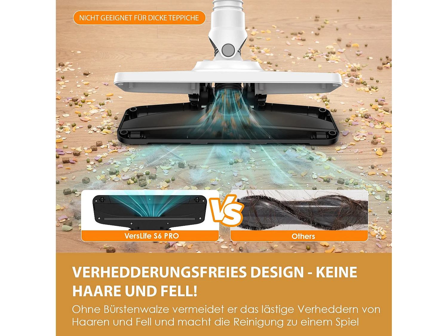 NETTLIFE Odkurzacz bezprzewodowy 30KPa Odkurzacz bezprzewodowy Czas pracy do 30 minut Odkurzacz pionowy do twardych podłóg/dywanów/sierści zwierząt