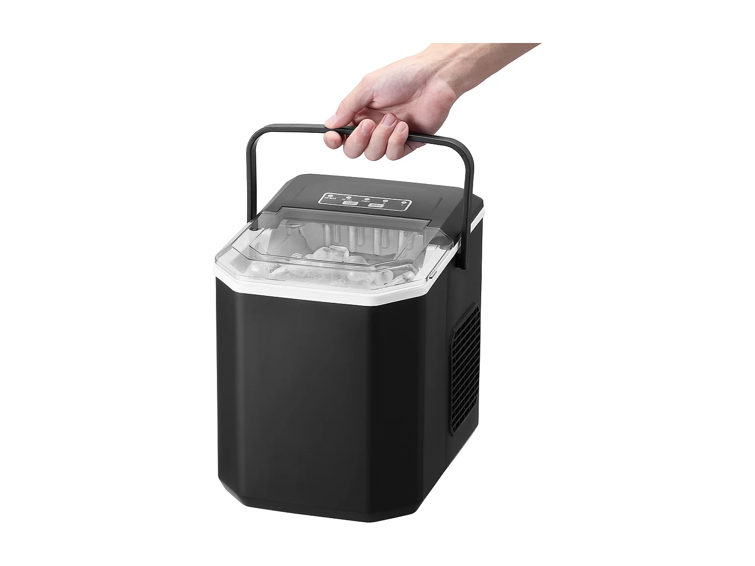 Machine à Glaçons de Comptoir SucceBuy 11.79kg/24 h avec Autonettoyage, Pelle et Panier