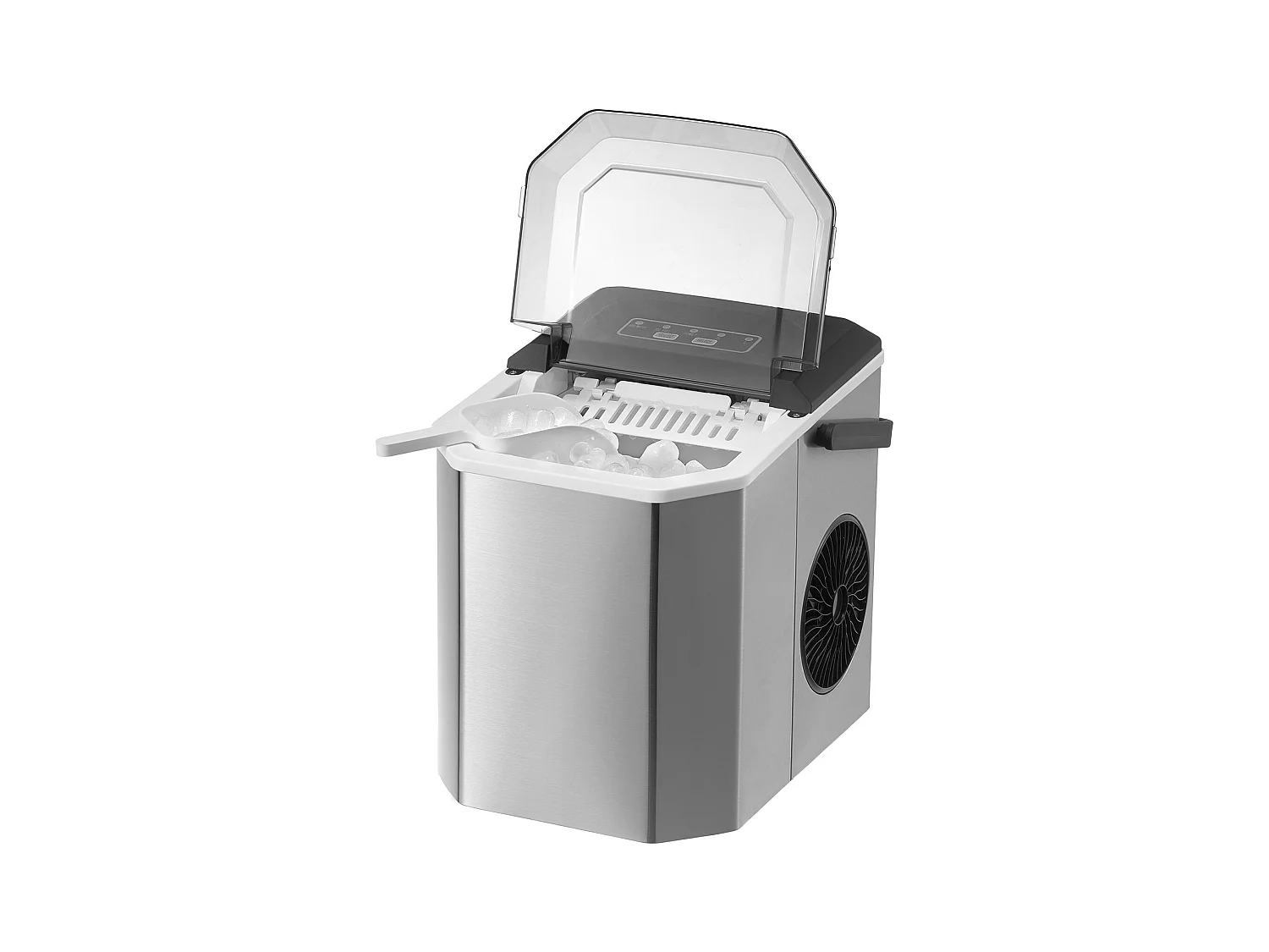 Machine à Glaçons de Comptoir SucceBuy, 11.79kg de Glace en 24 h, Autonettoyante, avec Pelle et Panier
