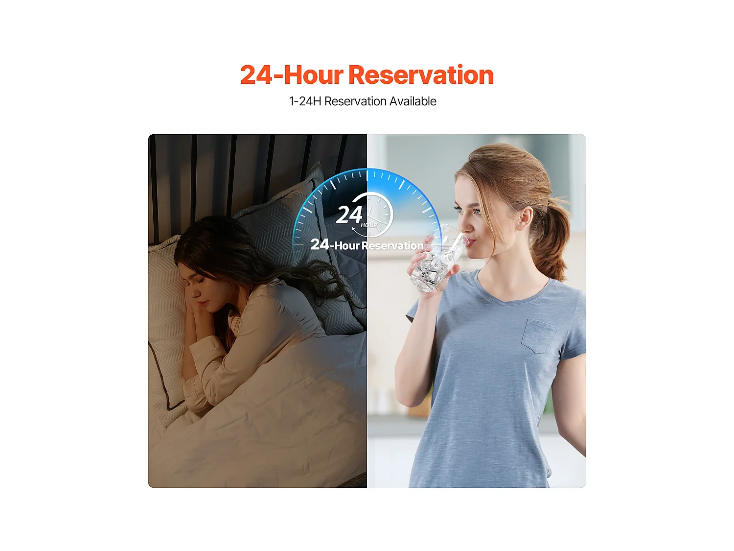 Machine à Glaçons de Comptoir SucceBuy, 20.41kg de Glace en 24 h, Autonettoyante, avec Pelle et Panier