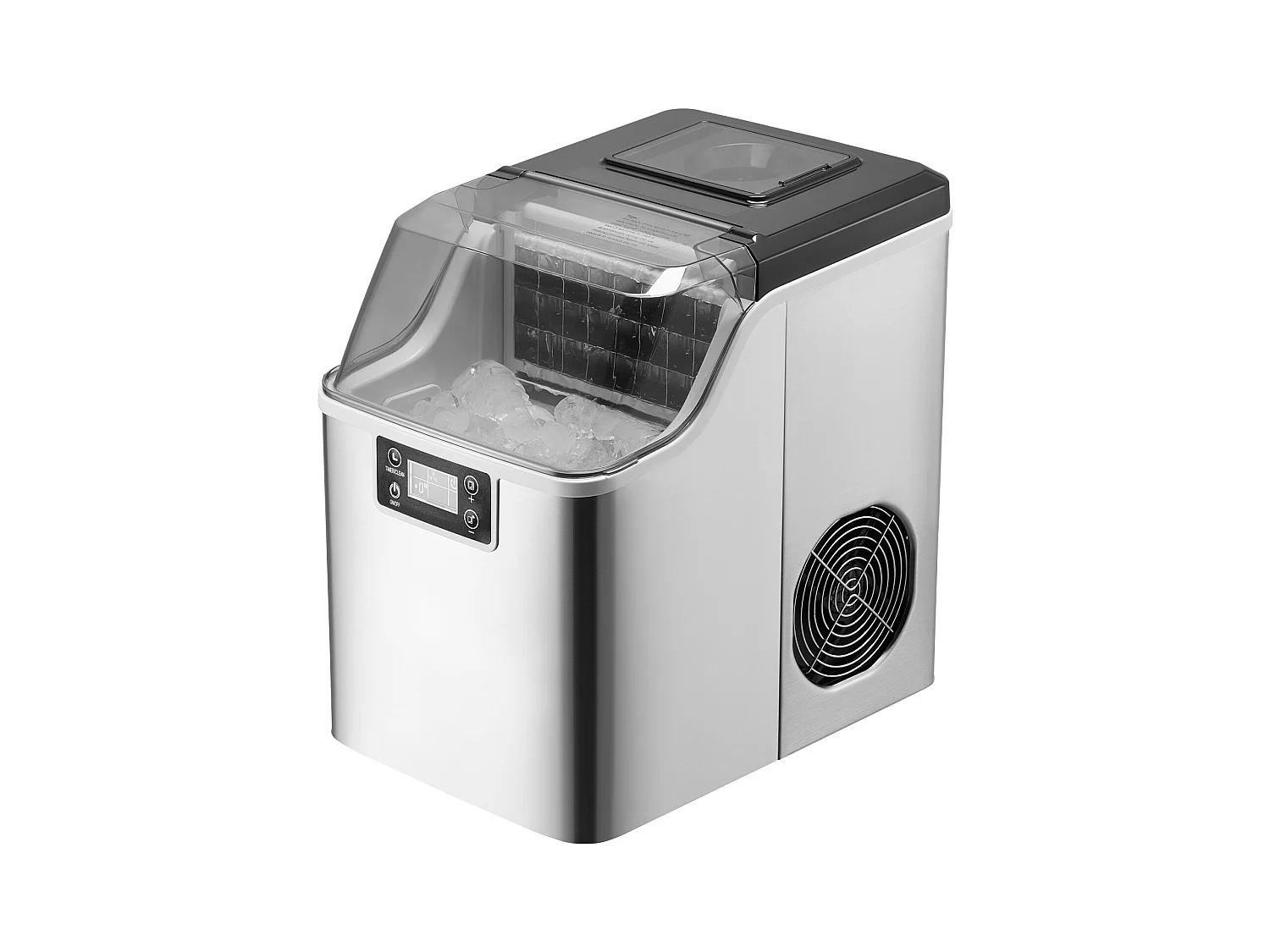 Machine à Glaçons de Comptoir SucceBuy, 20.41kg de Glace en 24 h, Autonettoyante, avec Pelle et Panier