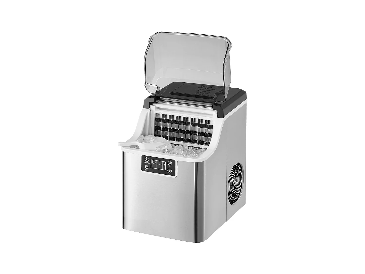 Machine à Glaçons de Comptoir SucceBuy, 20.41kg de Glace en 24 h, Autonettoyante, avec Pelle et Panier