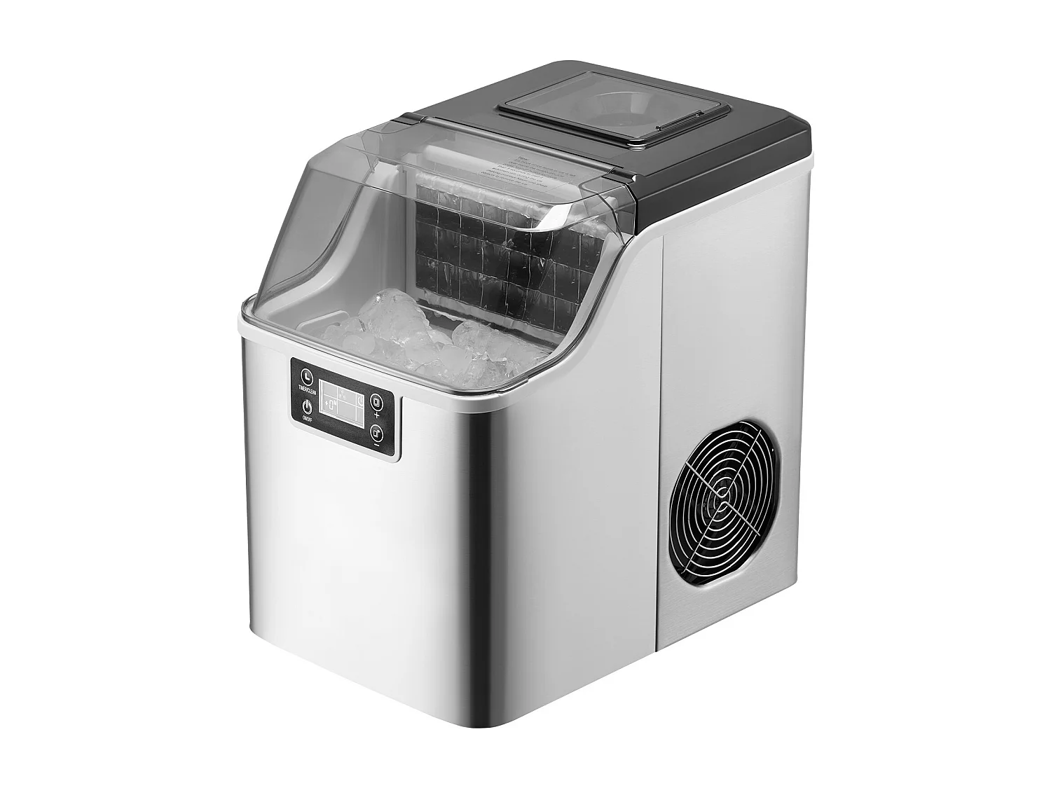 Macchina Per Ghiaccio Da Banco SucceBuy, 20.41 kg Di Ghiaccio In 24 Ore, Auto-pulente, Con Paletta E Cesto