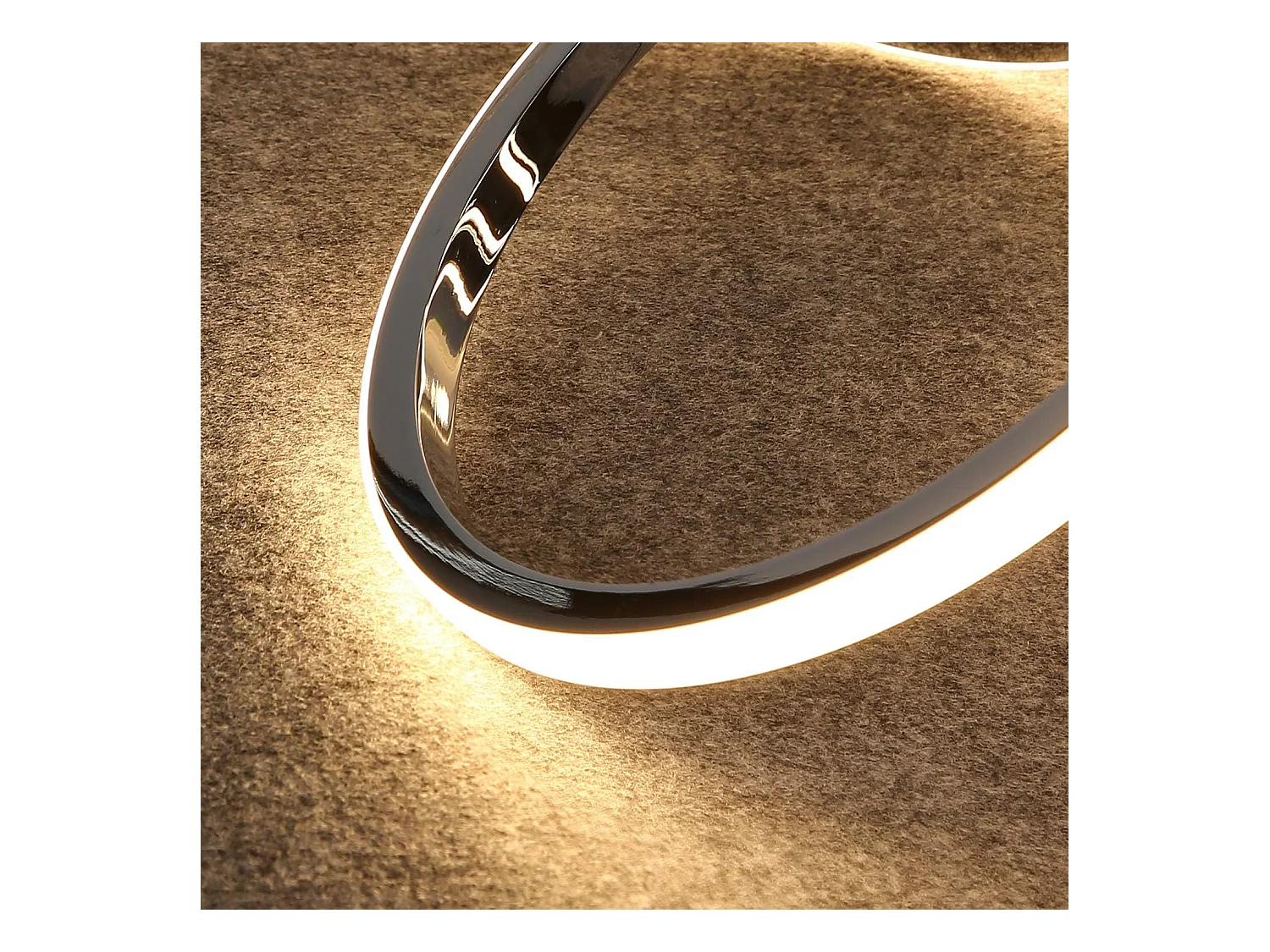 Plafonnier LED NETTLIFE 47 cm, éclairage d'intérieur blanc chaud pour chambre à coucher ou bureau