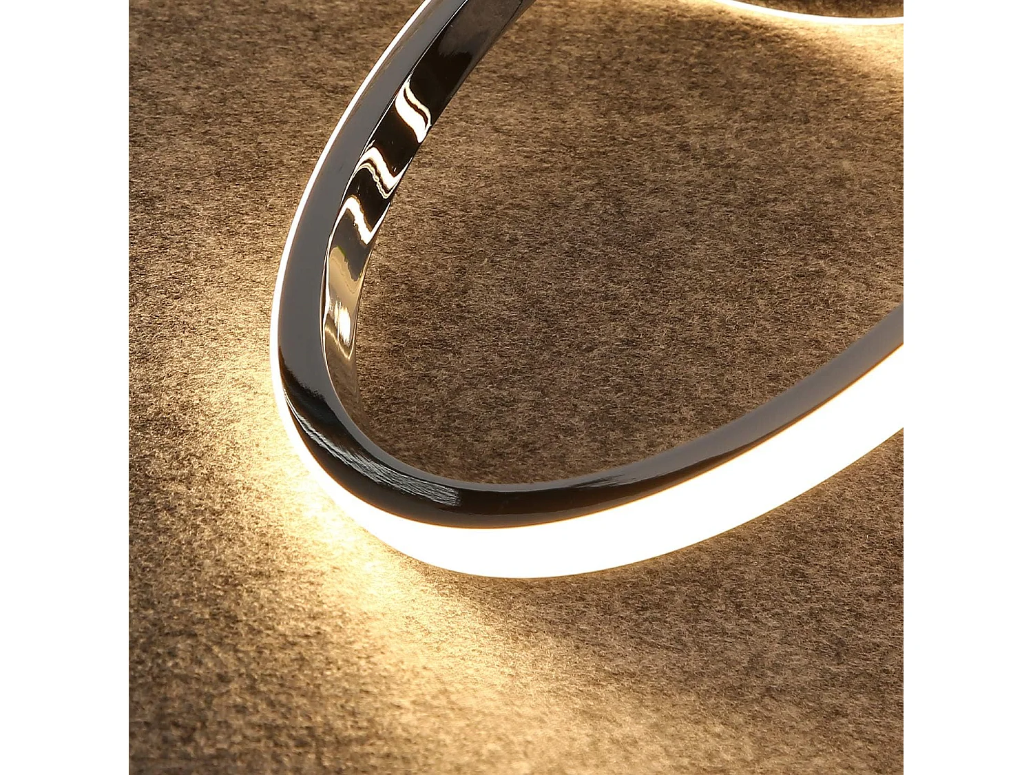 Plafonnier LED NETTLIFE 47 cm, éclairage d'intérieur blanc chaud pour chambre à coucher ou bureau