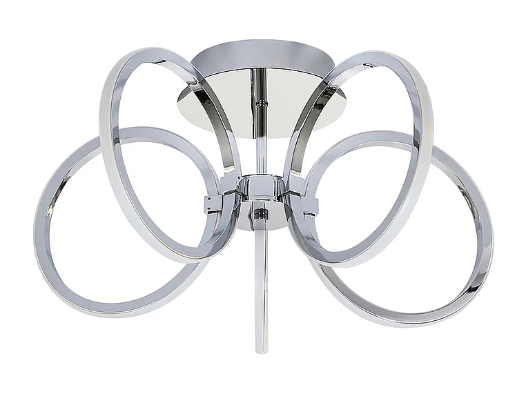 Plafonnier LED NETTLIFE 47 cm, éclairage d'intérieur blanc chaud pour chambre à coucher ou bureau