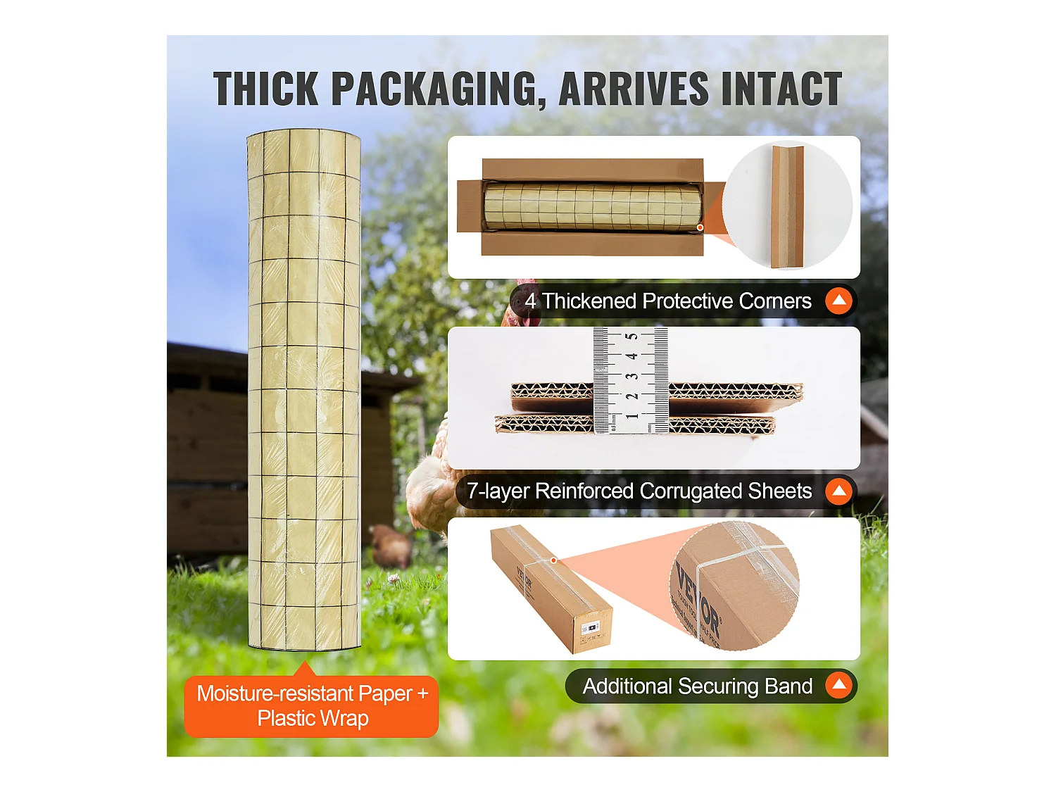 Rouleau de Treillis Métallique Galvanisé SucceBuy Hardware Cloth, Grillage à Poules de Calibre 16, Treillis Métallique Enduit de Vinyle