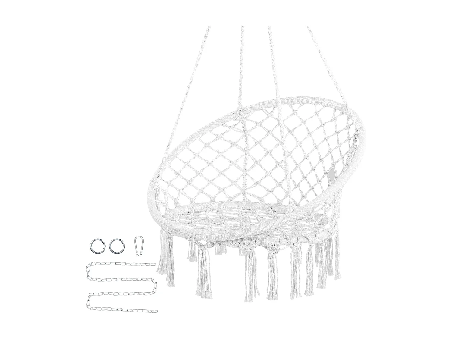 Fauteuil Suspendu Chaise Hamac Suspendue SucceBuy 149.69kg