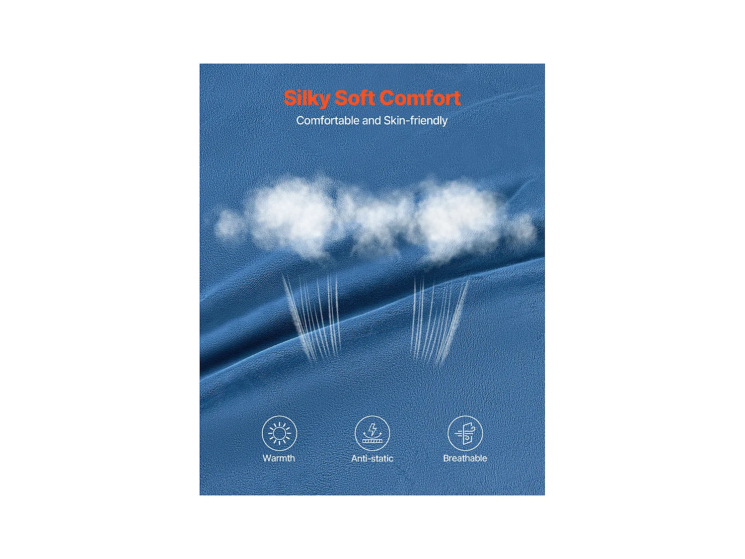 Poltrona Tipo Pufe, SucceBuy Pufe Redondo, Capa Amovível e Lavável para Adulto, Azul