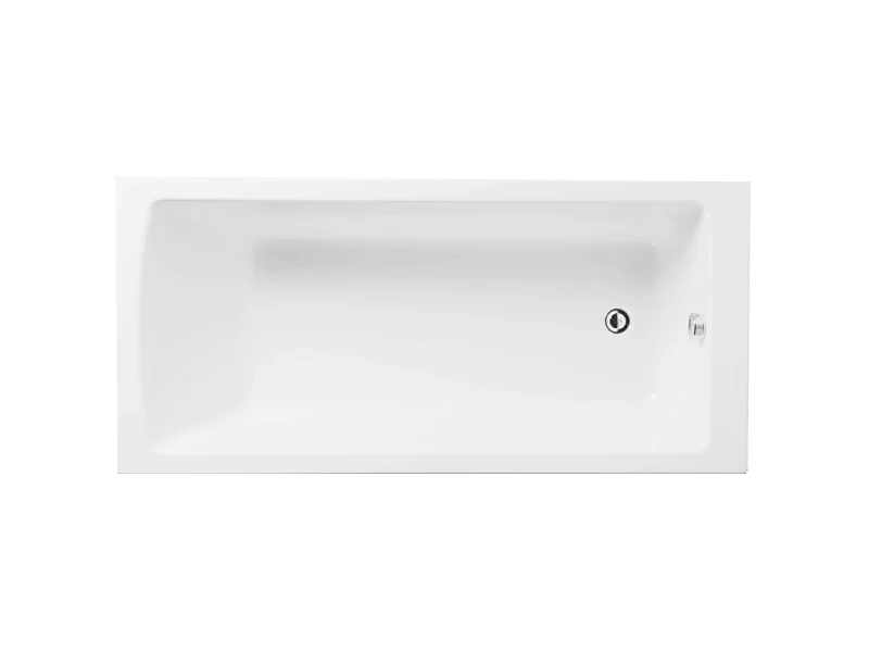 Baignoire rectangulaire VITRA Neon avec pied 170x75cm Blanc