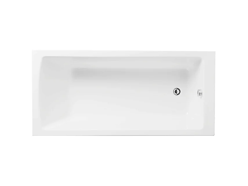 Baignoire rectangulaire VITRA Neon avec pied 170x75cm Blanc
