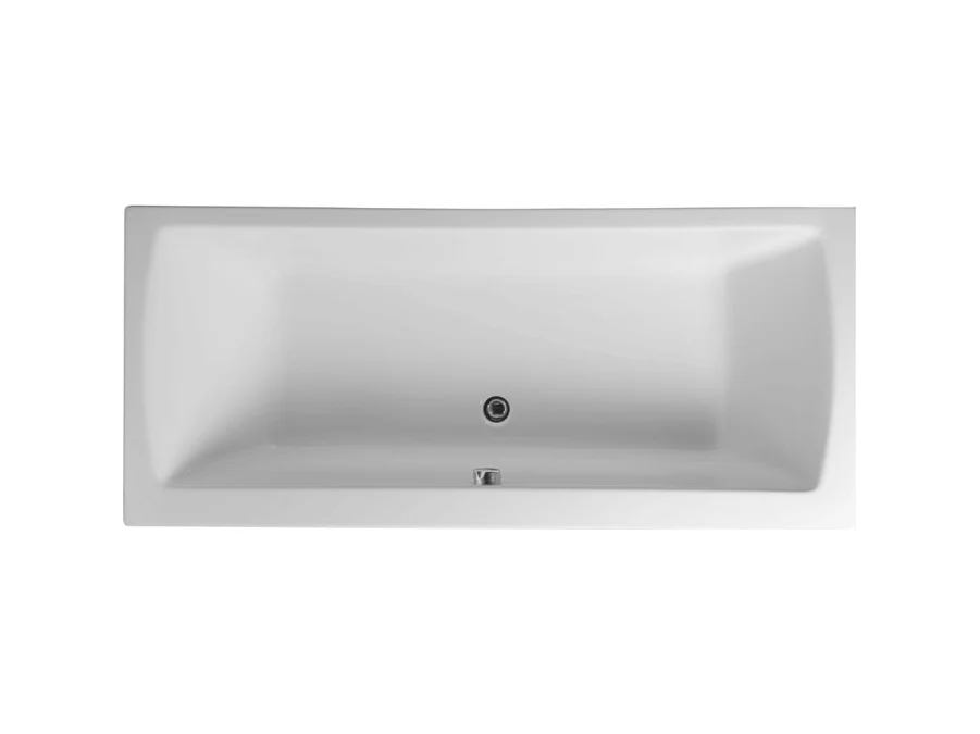 Baignoire rectangulaire VITRA Neon avec pied 180x80cm Blanc