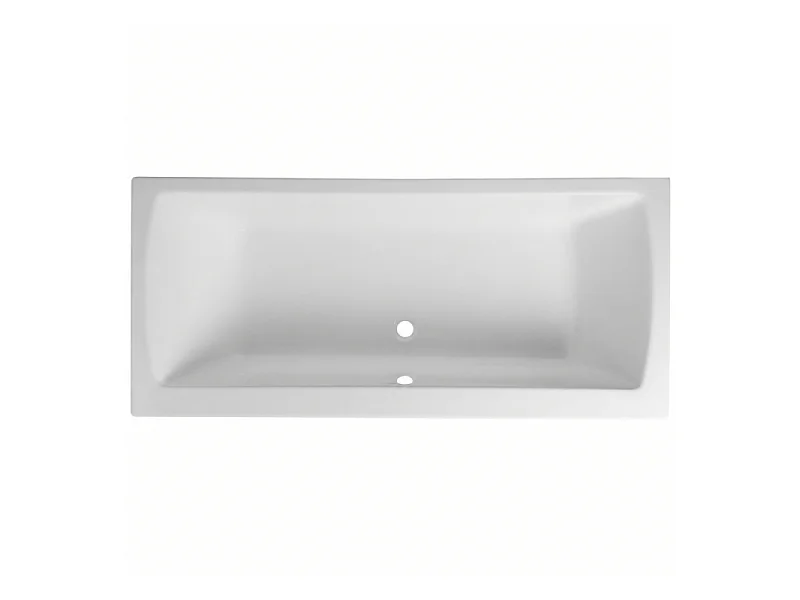 Baignoire rectangulaire VitrA Neon avec pied 180x80cm Blanc