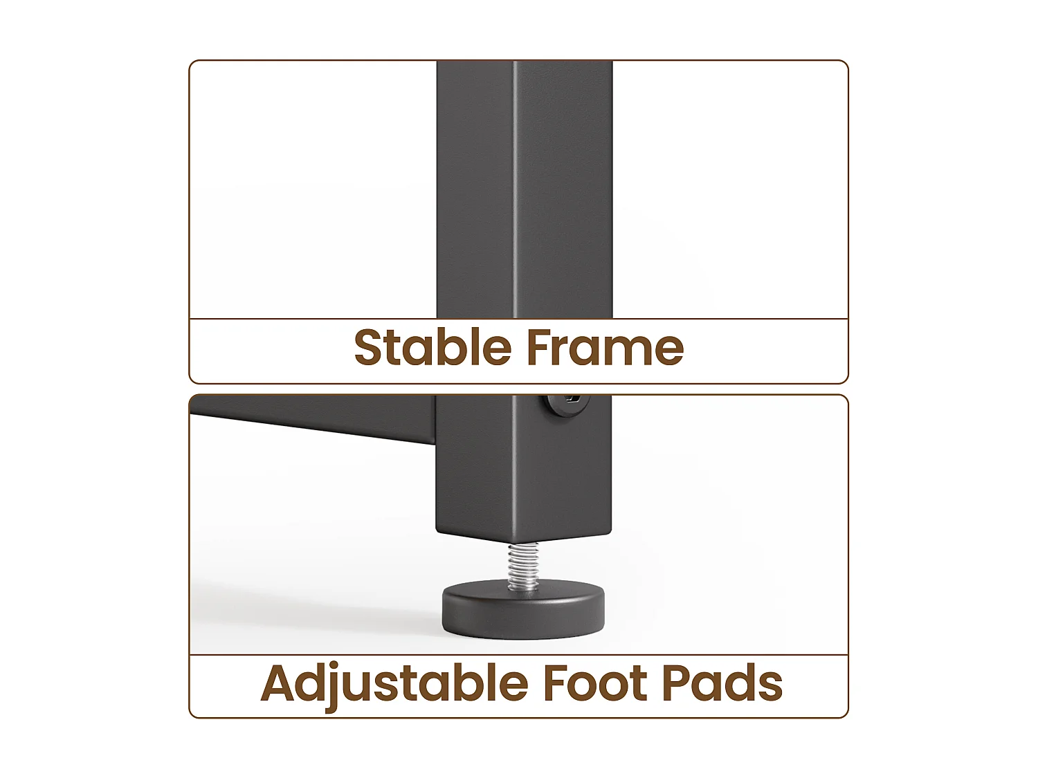 Bealife Ensemble Table de Cuisine Cadre Métal avec 2 Bancs - Retro