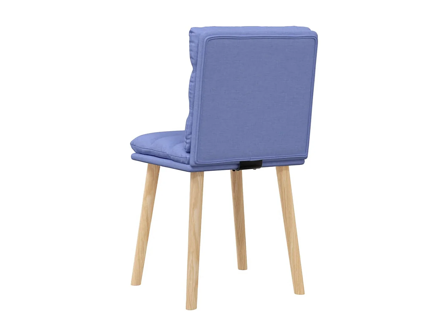 Eetkamerstoelen 2 st stof jeansblauw