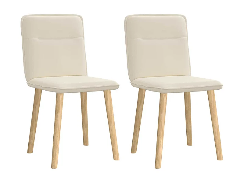 Chaises à manger lot de 2 Lin