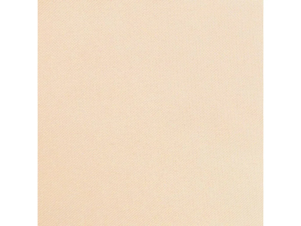 Chaise pivotante de salle à manger Crème Tissu