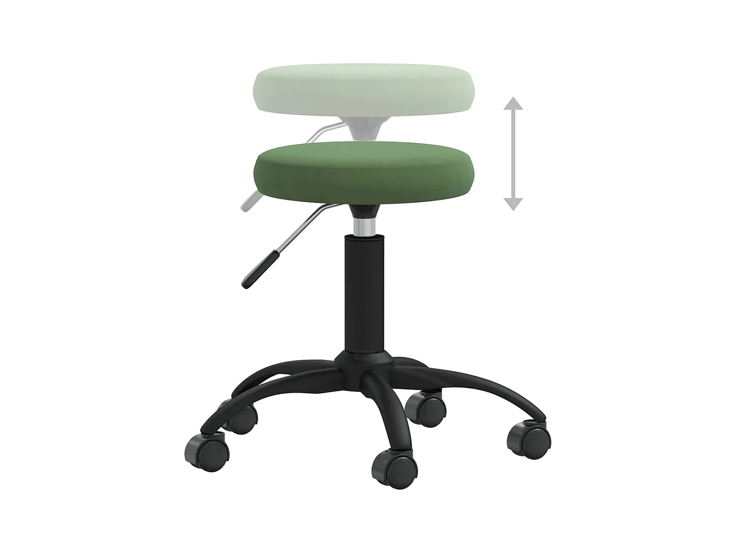 Esszimmerstuhl Dunkelgrün Samt