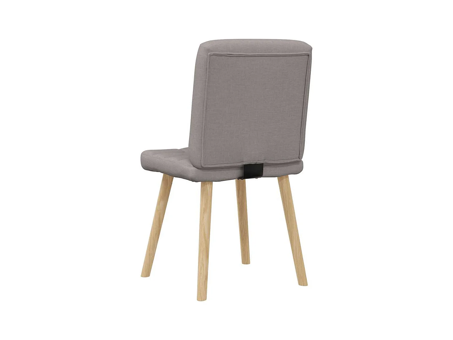 Chaises à manger lot de 6 taupe tissu