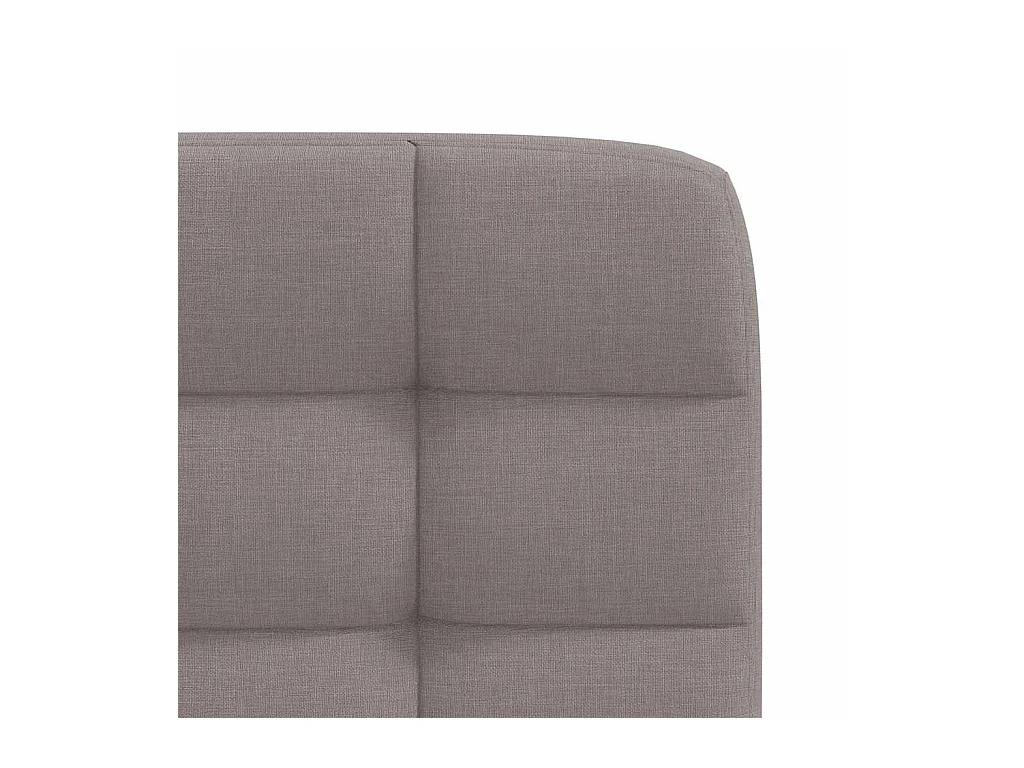 Chaises à manger lot de 6 taupe tissu