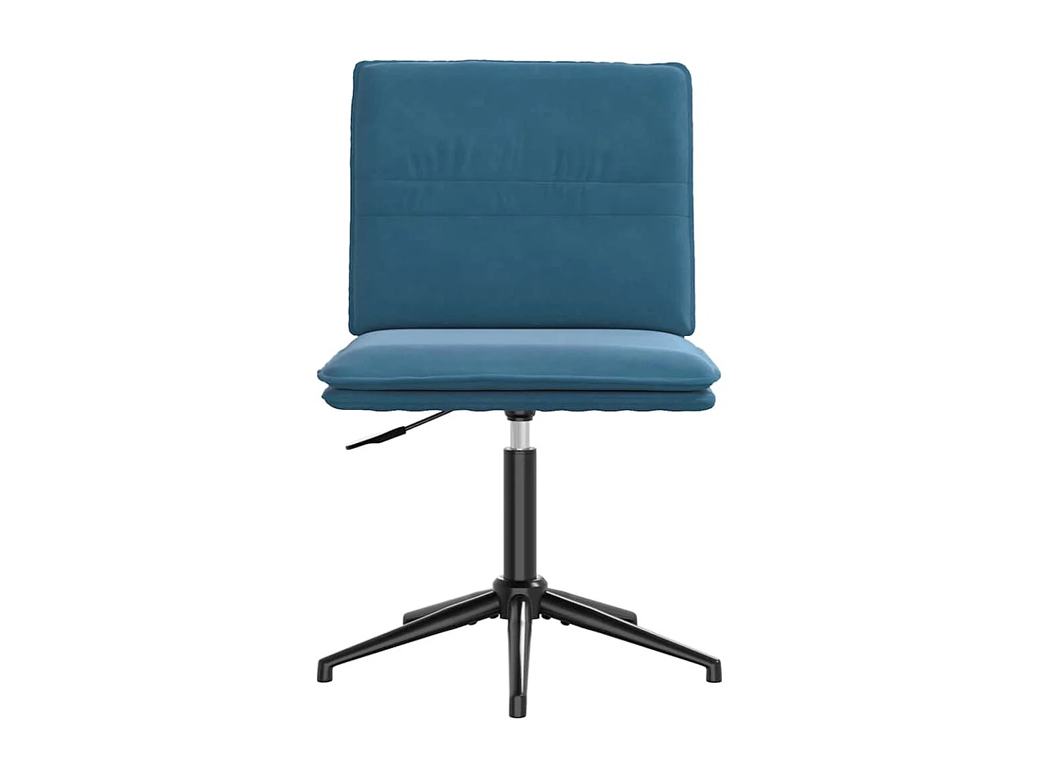 Chaises à manger lot de 2 Bleu Velours