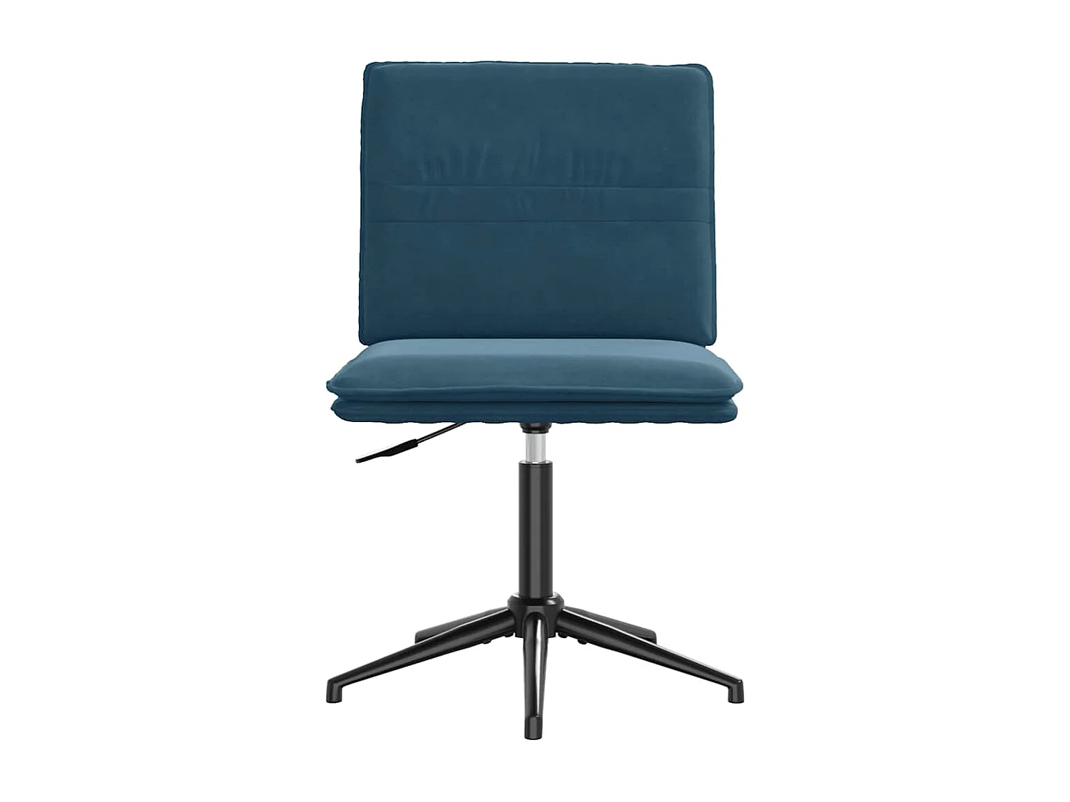 Chaises à manger lot de 2 Bleu Velours