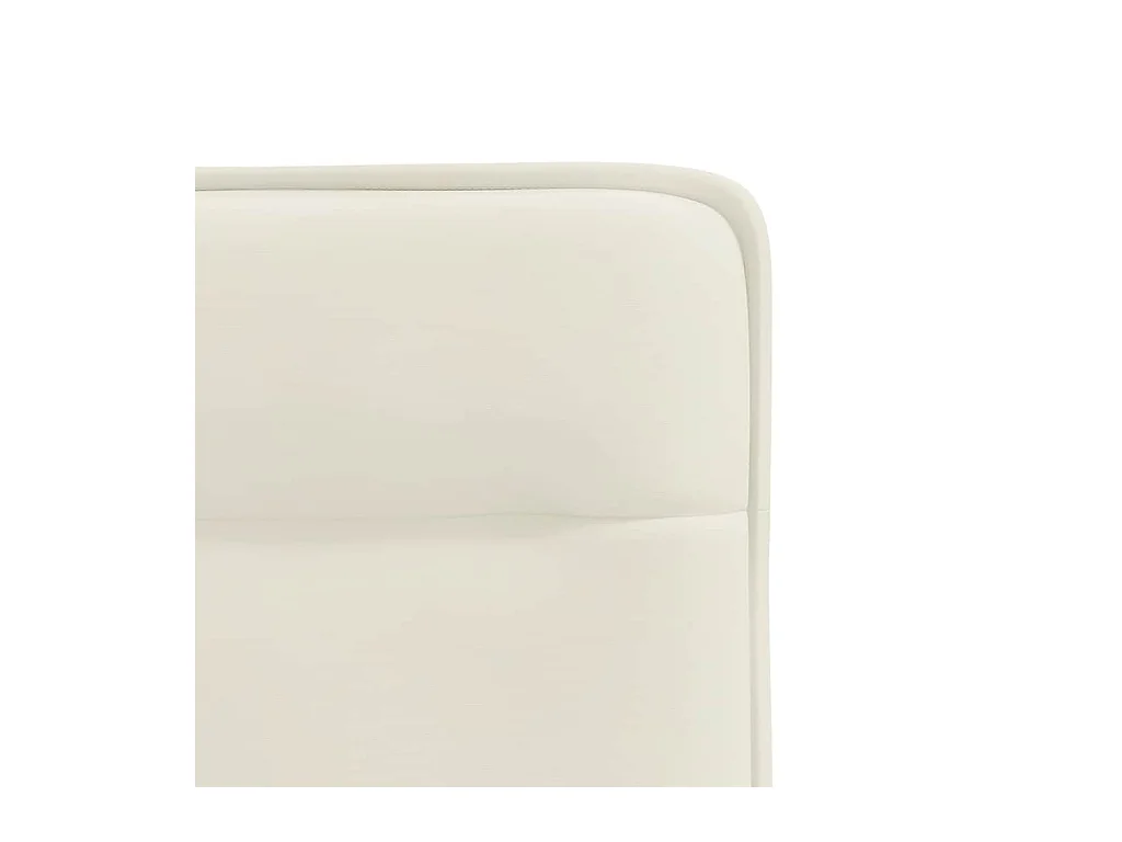 Chaises à manger lot de 6 crème velours