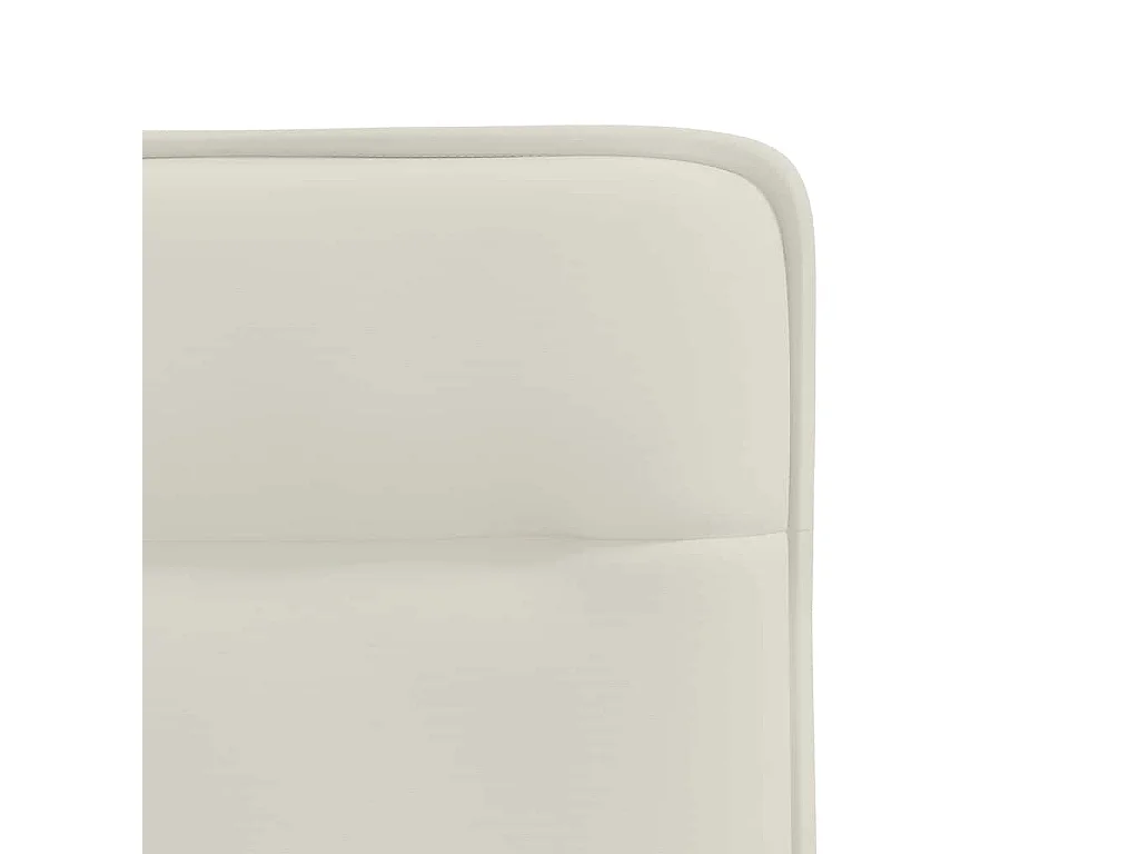 Chaises à manger lot de 6 crème velours