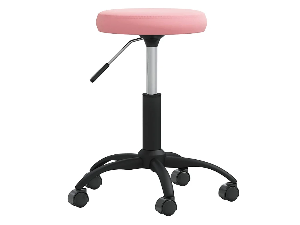 Cadeira de jantar veludo rosa