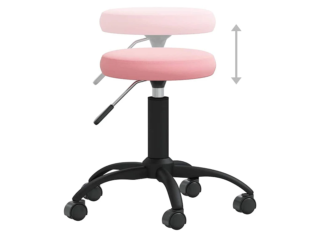 Chaise de salle à manger Rose Velours