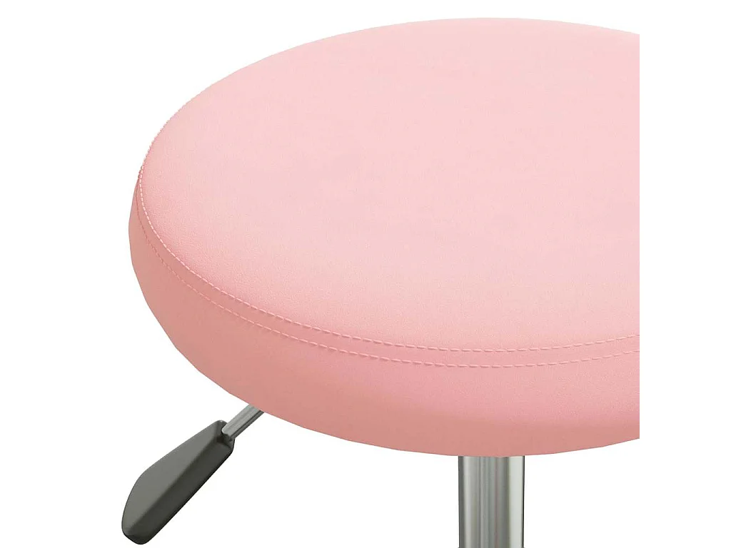 Eetkamerstoel fluweel roze