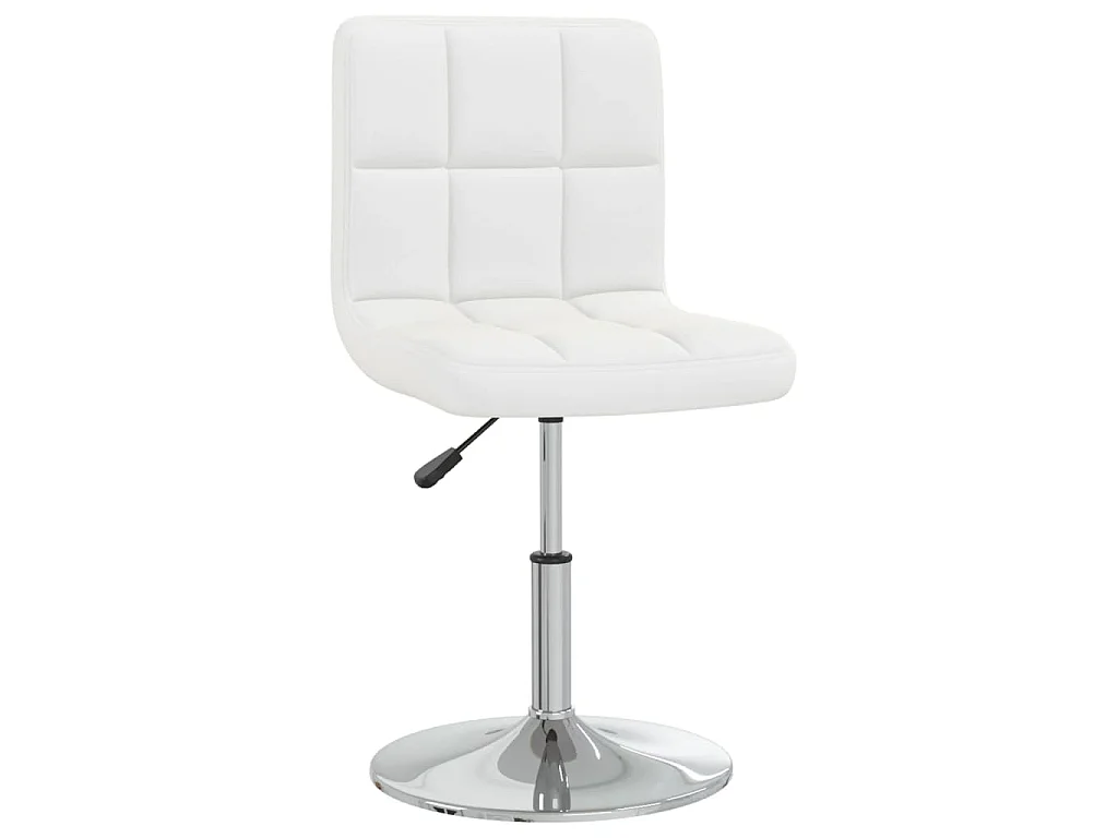 Chaise à manger Blanc Similicuir