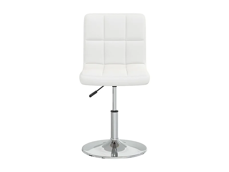 Eetkamerstoel kunstleer wit