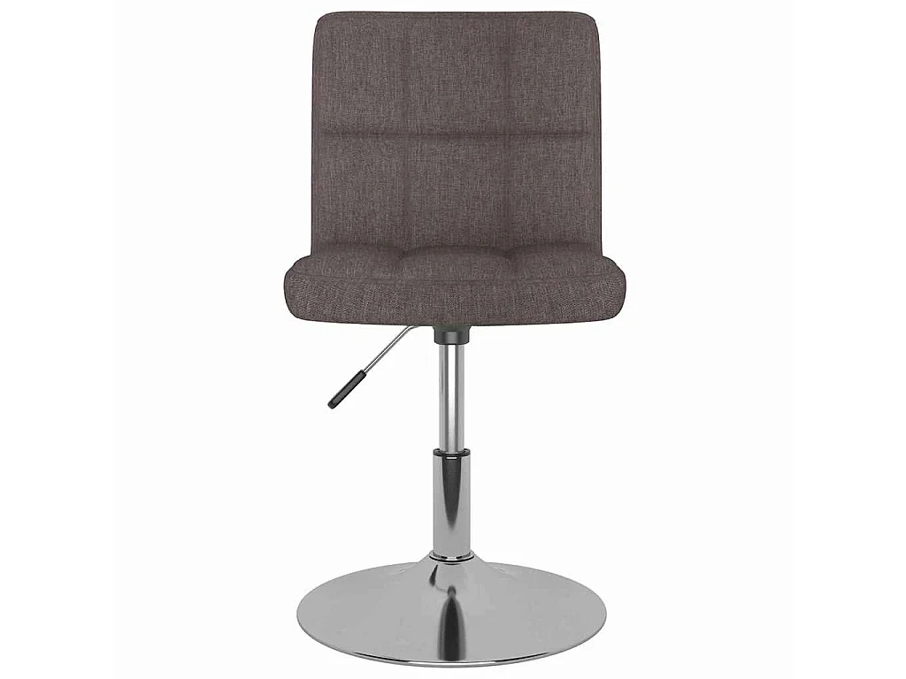 Chaises pivotantes à manger lot de 6 taupe tissu