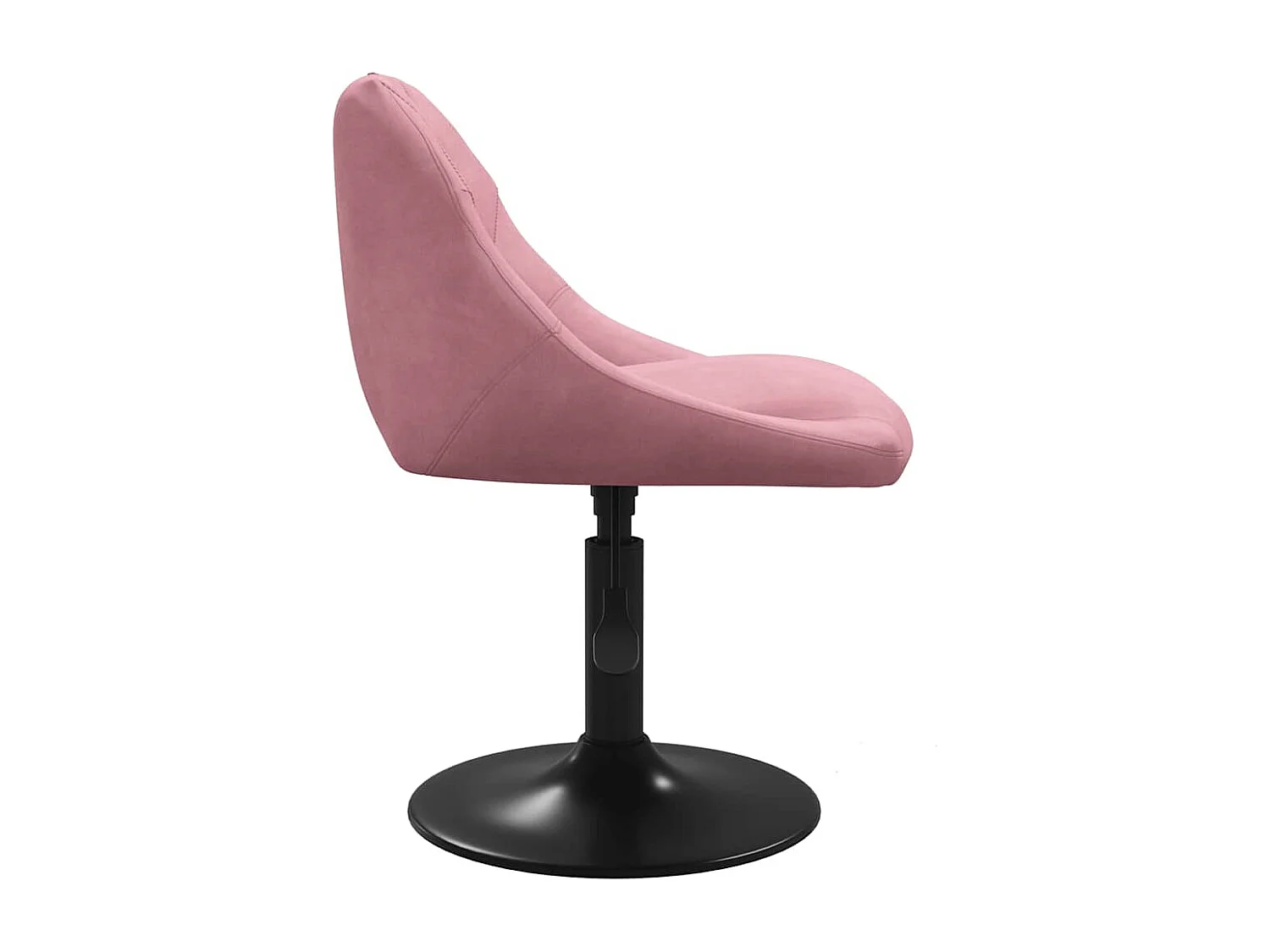 Chaises pivotantes à manger lot de 6 rose velours