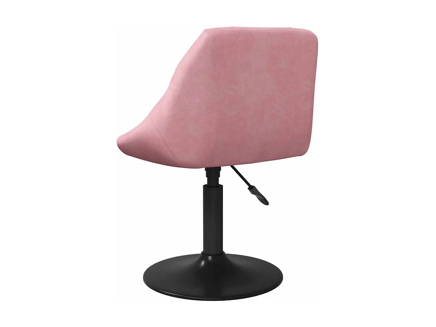 Chaises pivotantes à manger lot de 6 rose velours