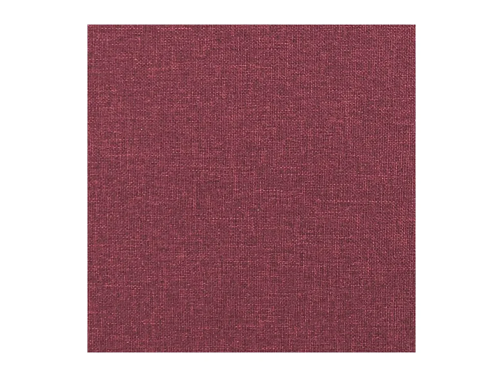 Chaises à manger lot de 4 rouge bordeaux tissu