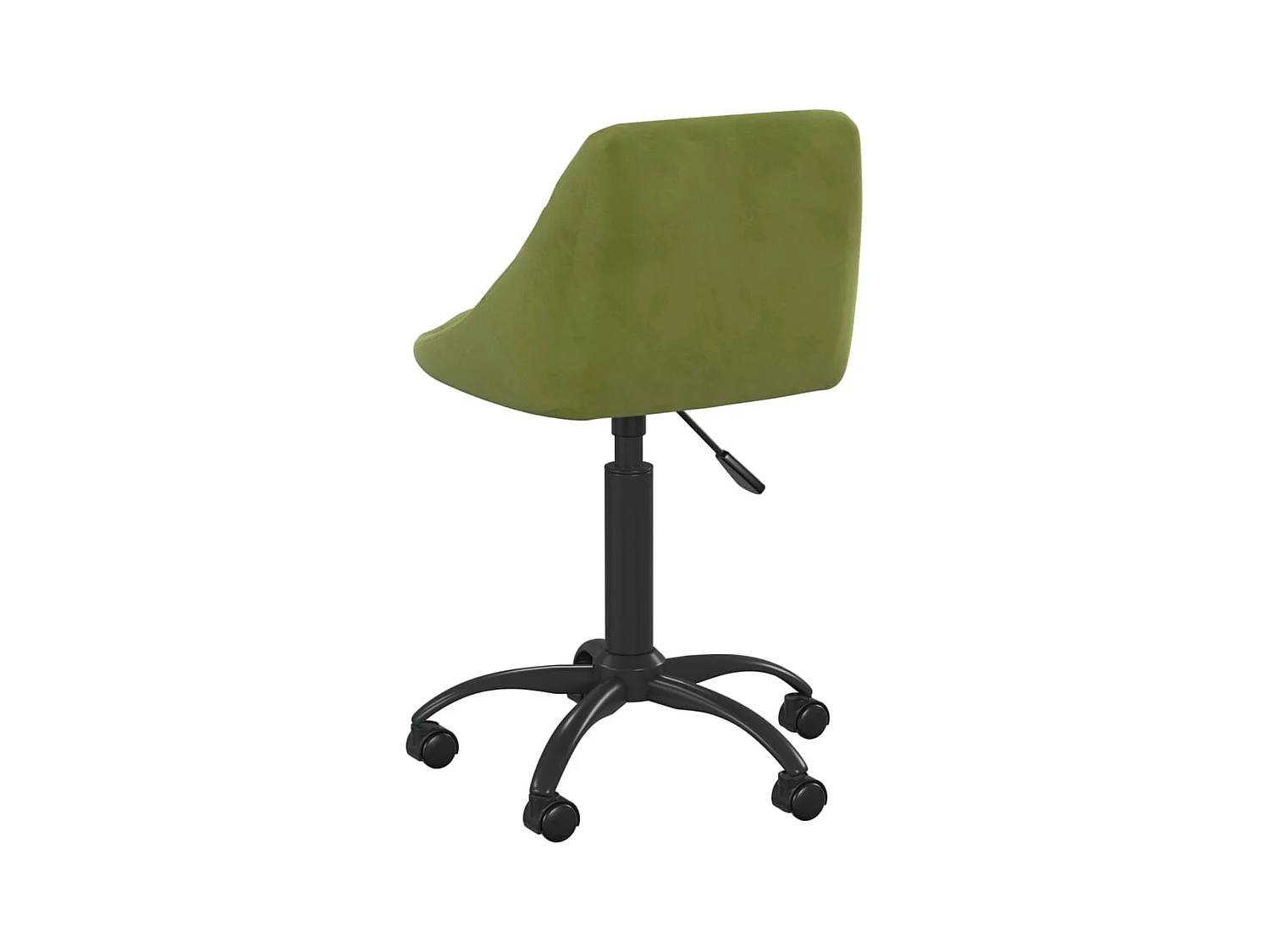 Chaise de salle à manger Vert clair Velours