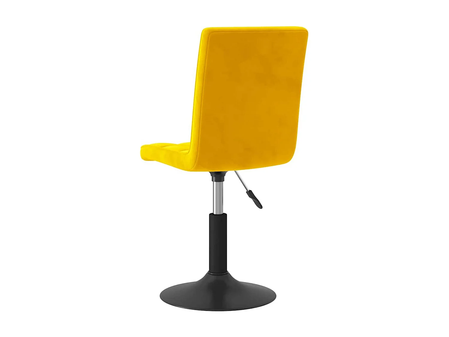 Cadeiras de jantar giratórias 6 pcs veludo amarelo mostarda