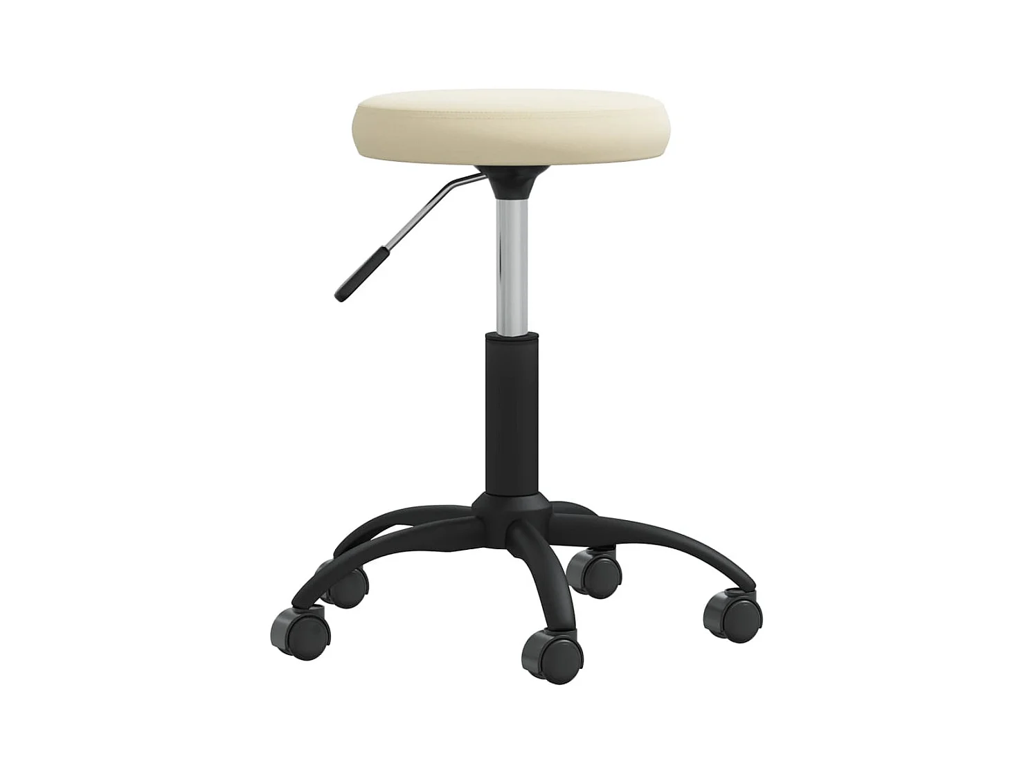 Chaise de salle à manger Crème Velours