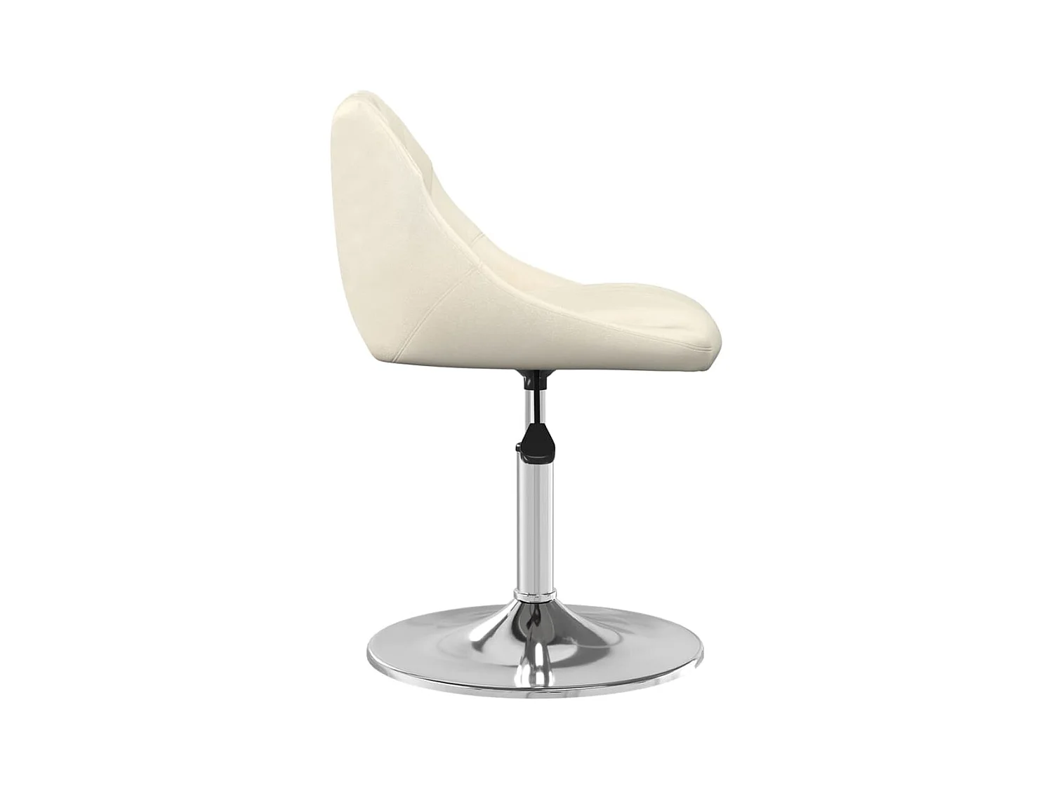 Esszimmerstühle 4 Stk. Drehbar Creme Samt