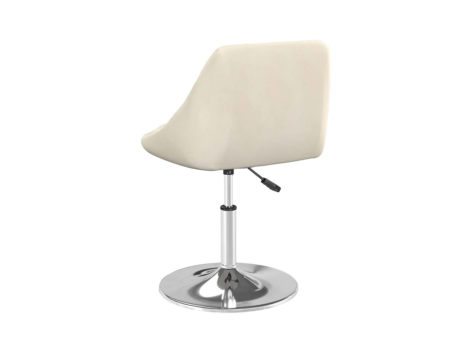 Esszimmerstühle 4 Stk. Drehbar Creme Samt