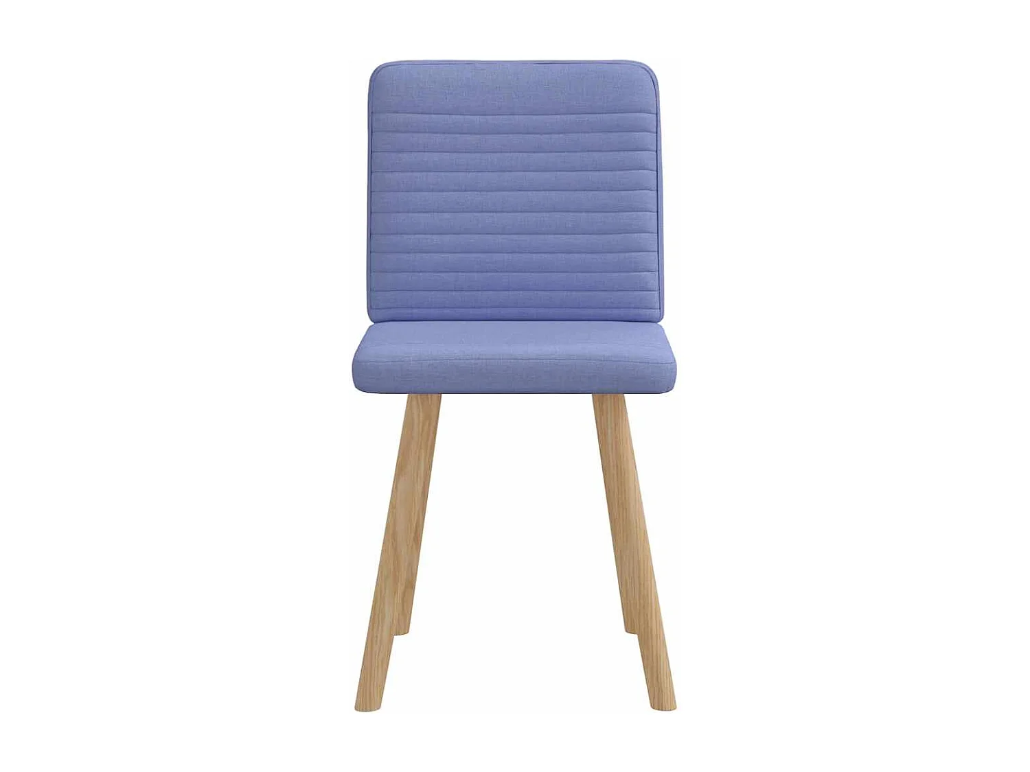 Eetkamerstoelen 2 st stof jeansblauw