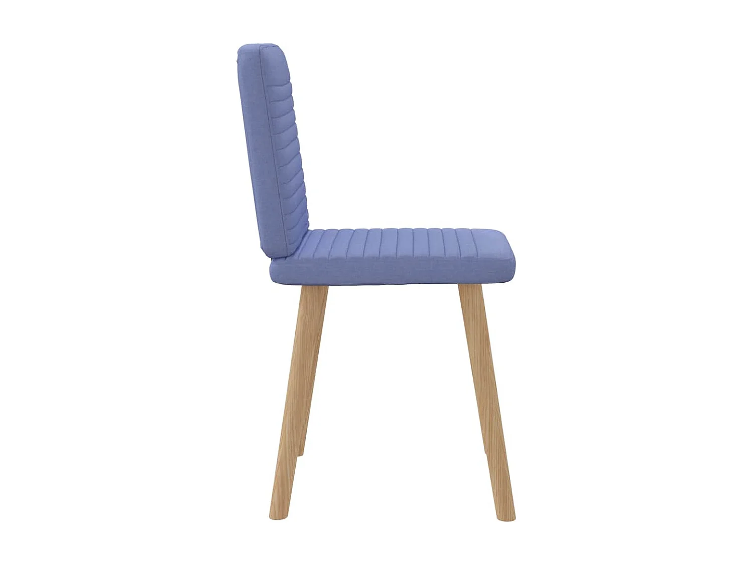 Eetkamerstoelen 2 st stof jeansblauw