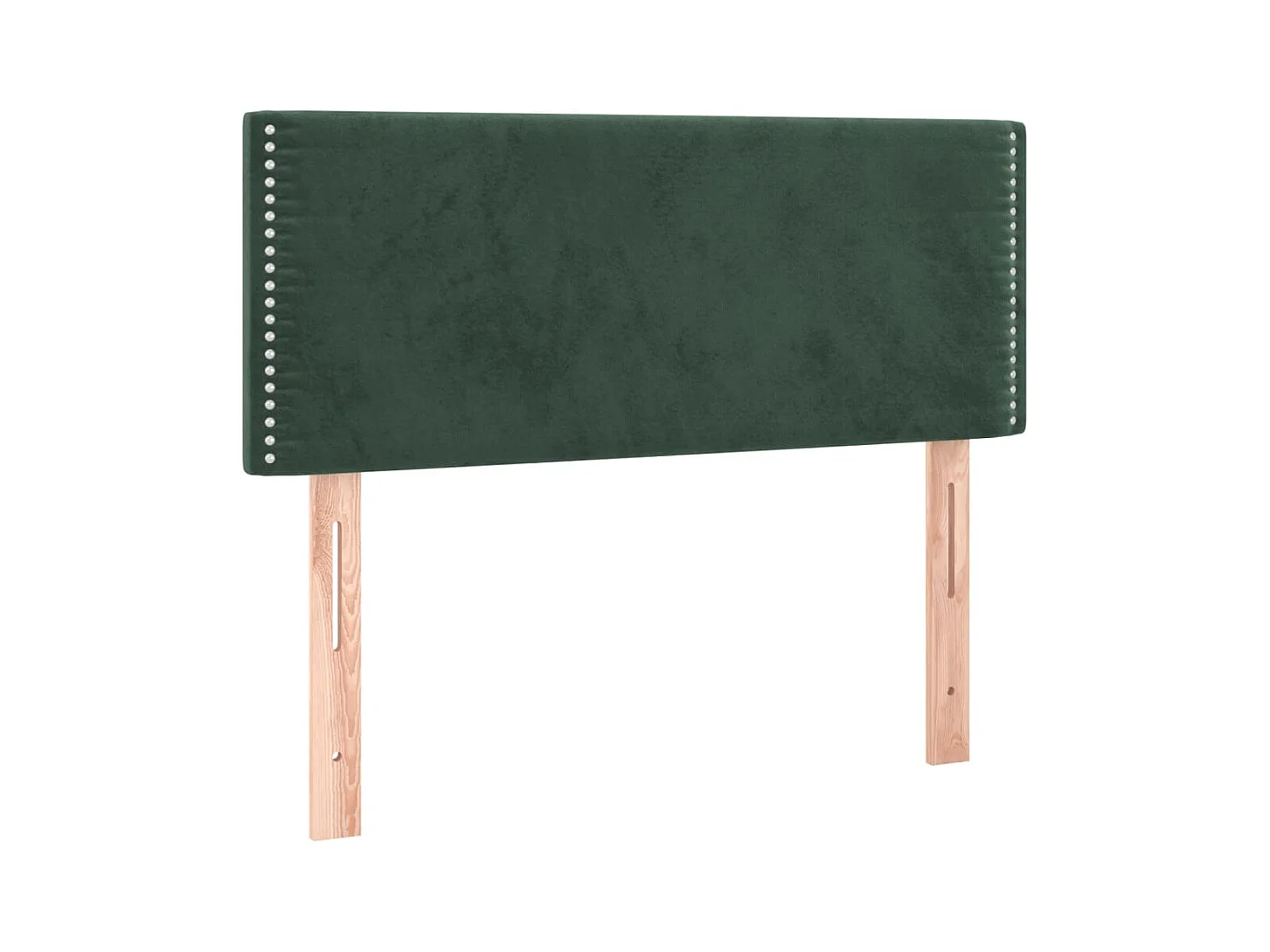 Boxspring met matras fluweel donkergroen 100x200 cm