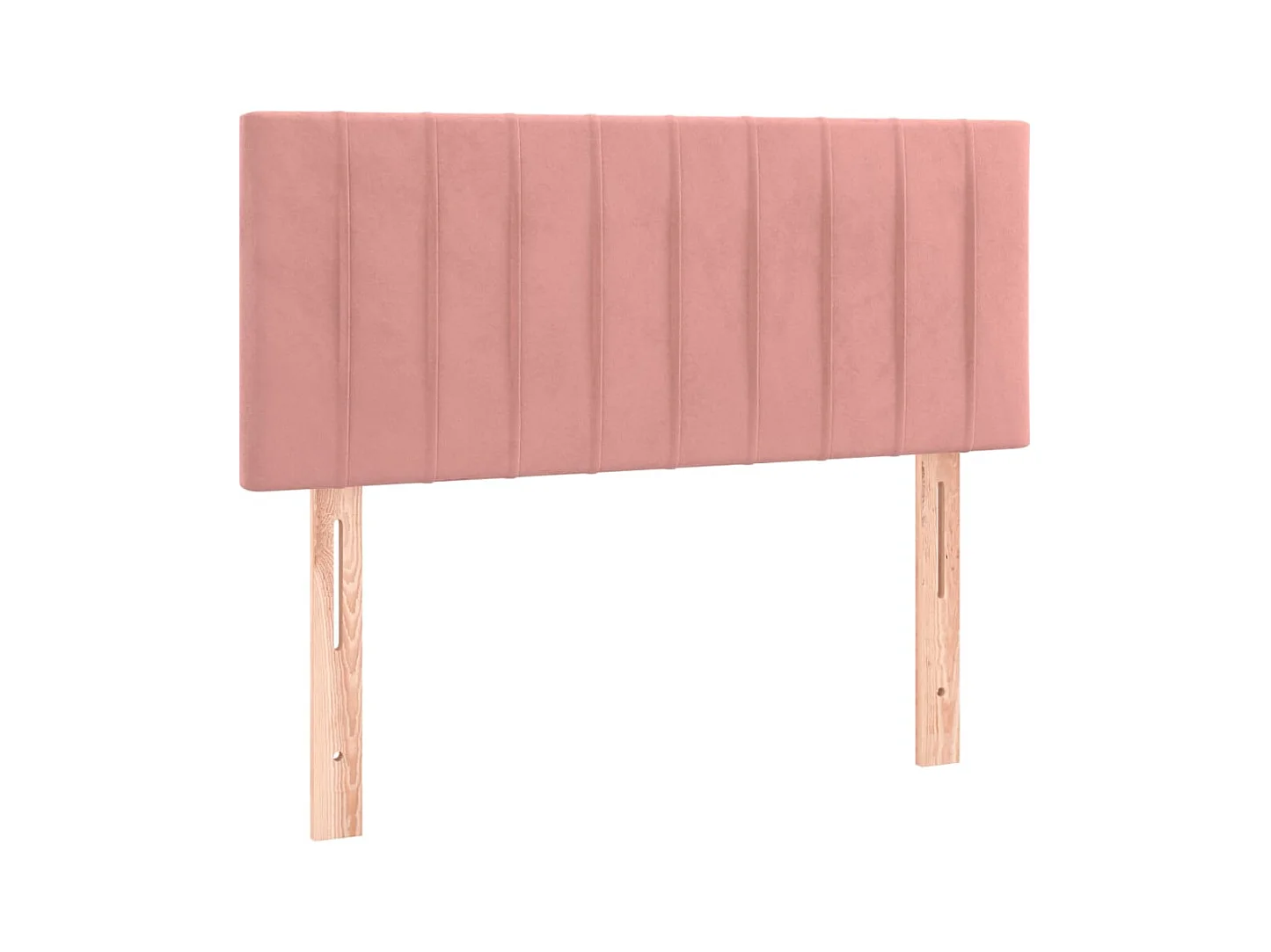 Sommier à lattes de lit et matelas Rose 80x200 cm Velours