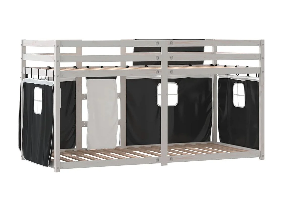 Lit superposé sans matelas 80x200 cm bois de pin massif