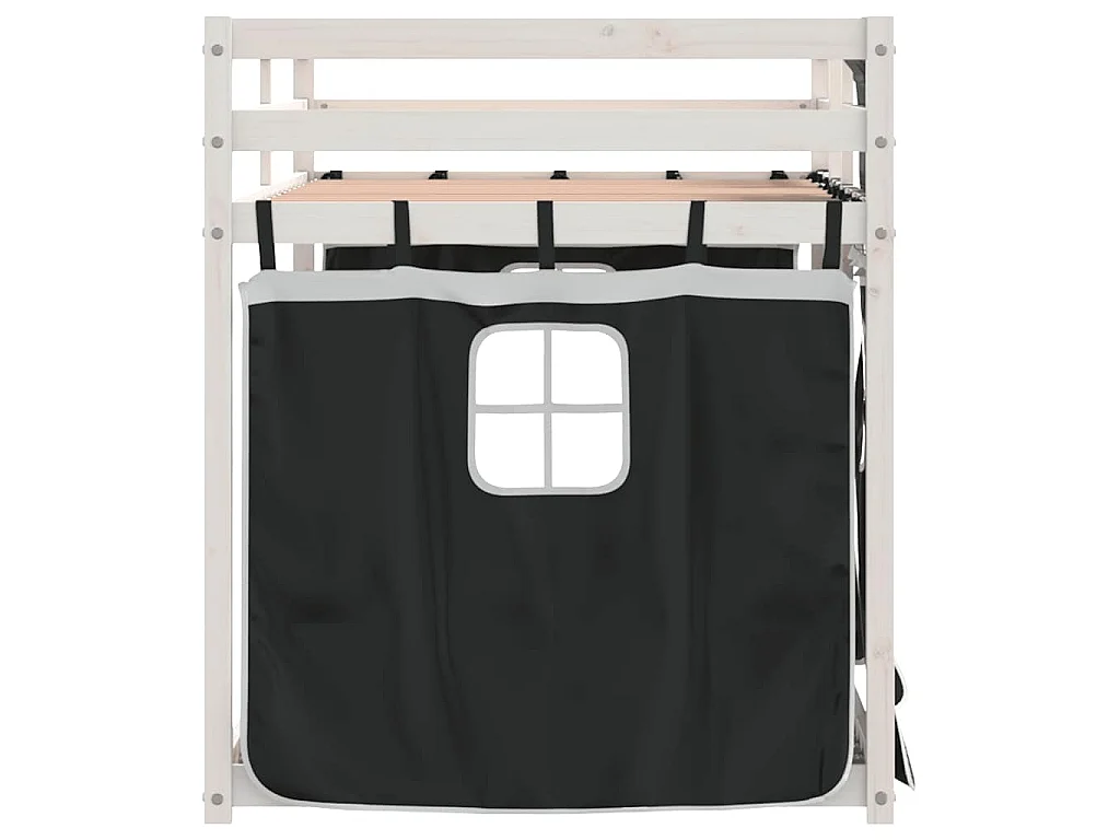 Lit superposé sans matelas 80x200 cm bois de pin massif