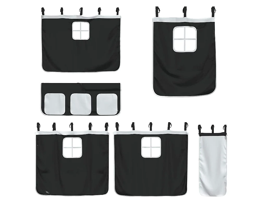 Lit superposé sans matelas 80x200 cm bois de pin massif